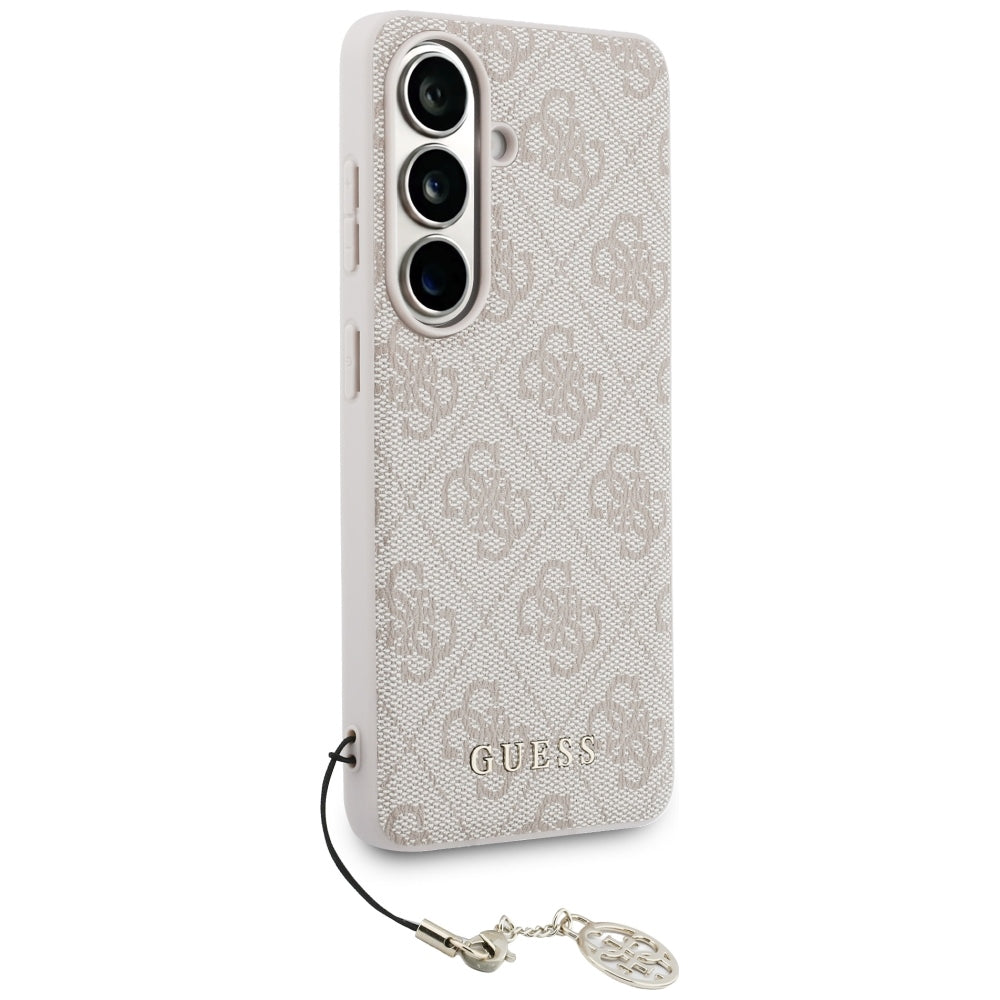 Husa de protectie Guess Hardcase 4G Classic Logo Charm (GUHMS26SGF4GPI) compatibil cu Samsung Galaxy S26, Roz