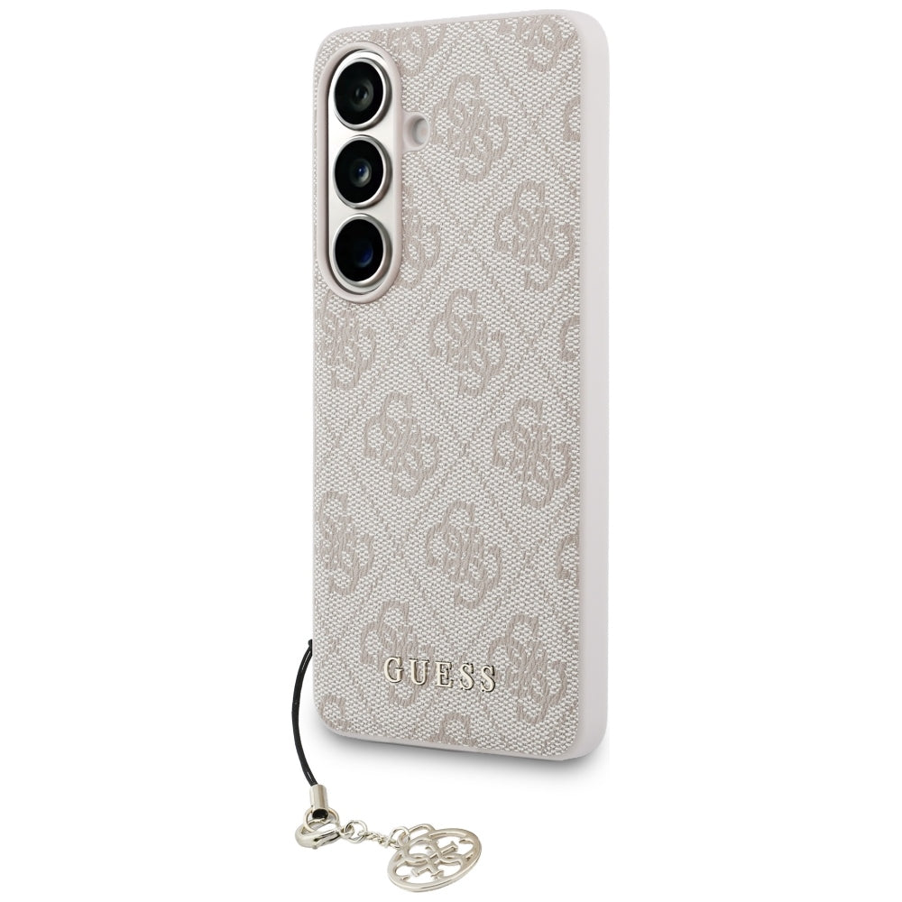 Husa de protectie Guess Hardcase 4G Classic Logo Charm (GUHMS26SGF4GPI) compatibil cu Samsung Galaxy S26, Roz