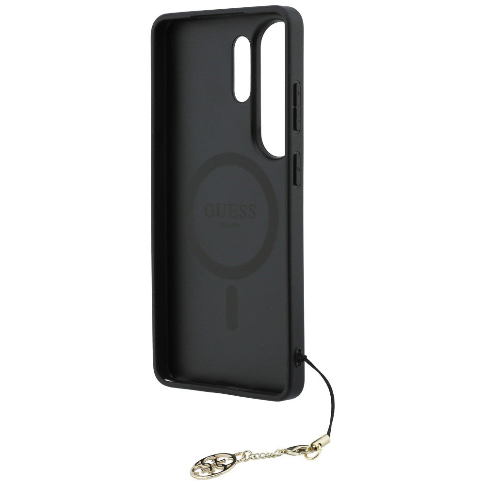 Husa de protectie Guess Hardcase 4G Classic Logo Charm (GUHMS26LGF4GGR) compatibil cu Samsung Galaxy S26 Ultra, Negru