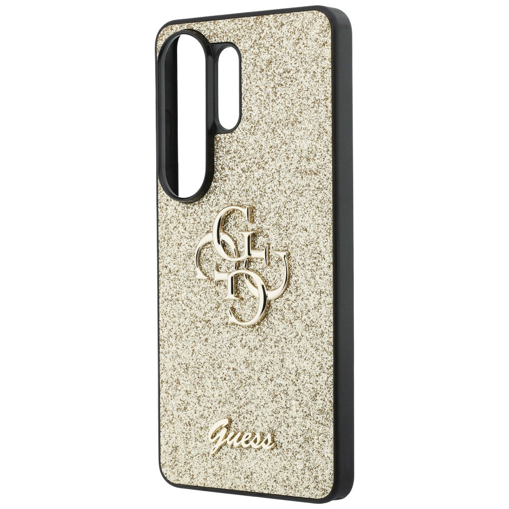 Husa de protectie Guess Fixed Glitter Big 4G Metal Logo (GUHCS26LHG4SGD) compatibil cu Samsung Galaxy S26 Ultra, Auriu