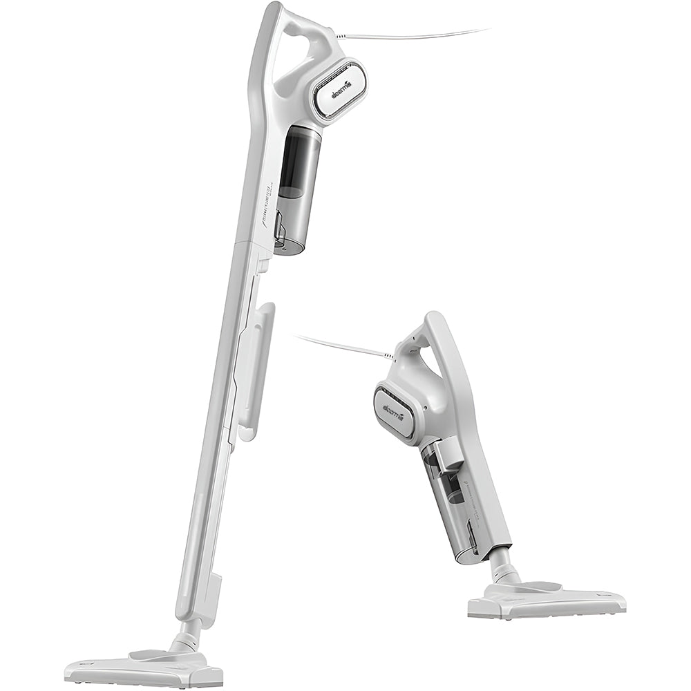 Deerma Corded Vacuum Cleaner (DX700), 600W, 0.6l, Dual Mode, with Round Brush, Long Crevice Nozzle, 5m Cord, Alb
