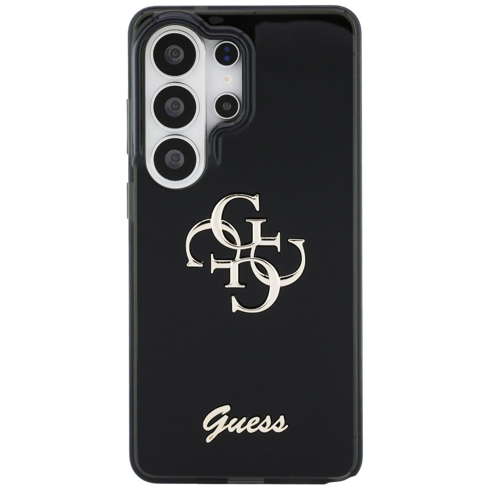 Husa de protectie Guess IML Big Metal 4G Script (GUHCS26L5HC4MLSK) compatibil cu Samsung Galaxy S26 Ultra, Negru