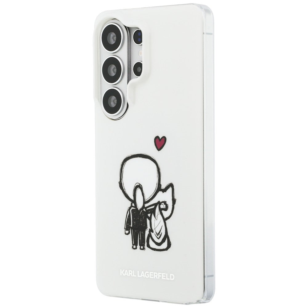 Husa de protectie Karl Lagerfeld IML compatibil cu Samsung Galaxy S26 Ultra, Alb