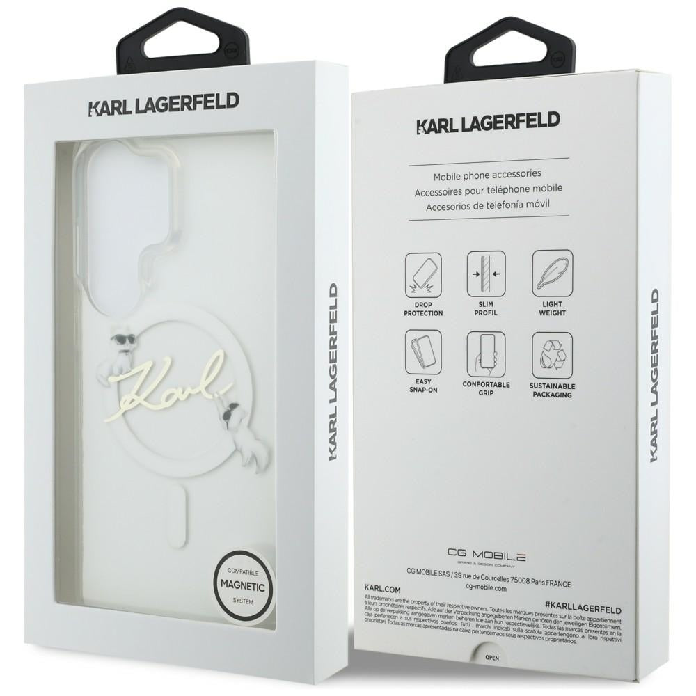 Husa de protectie Karl Lagerfeld compatibil cu Samsung Galaxy S26 Ultra, Alb
