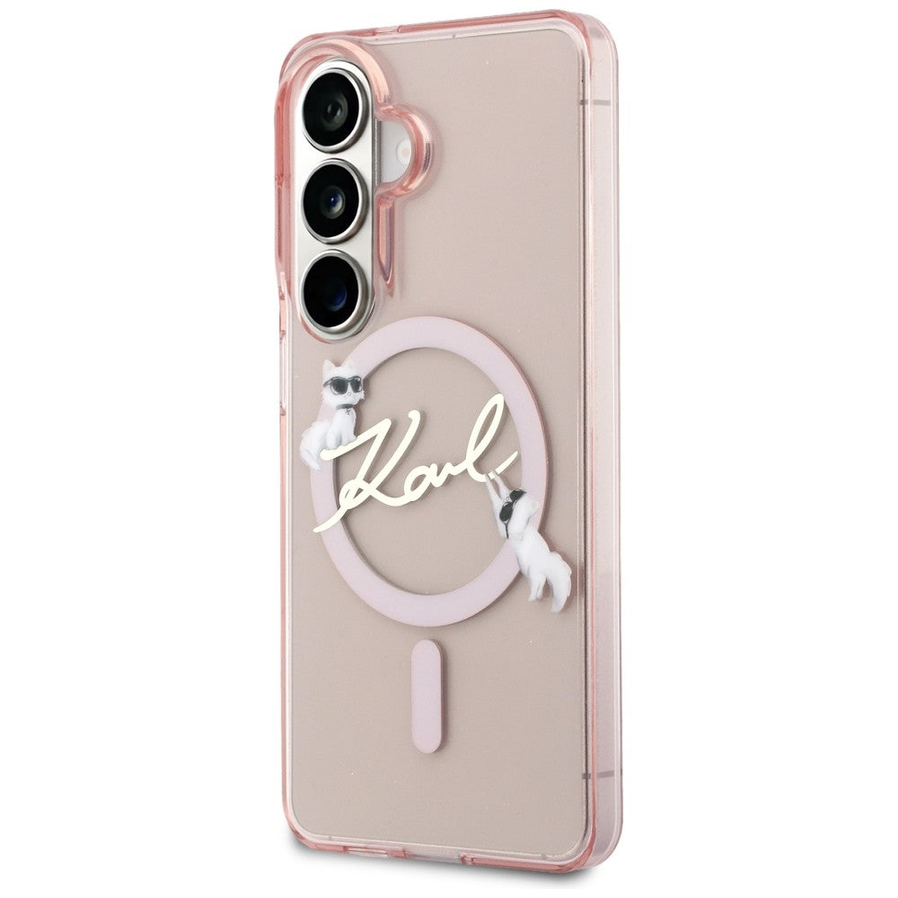 Husa de protectie Karl Lagerfeld compatibil cu Samsung Galaxy S26, Roz