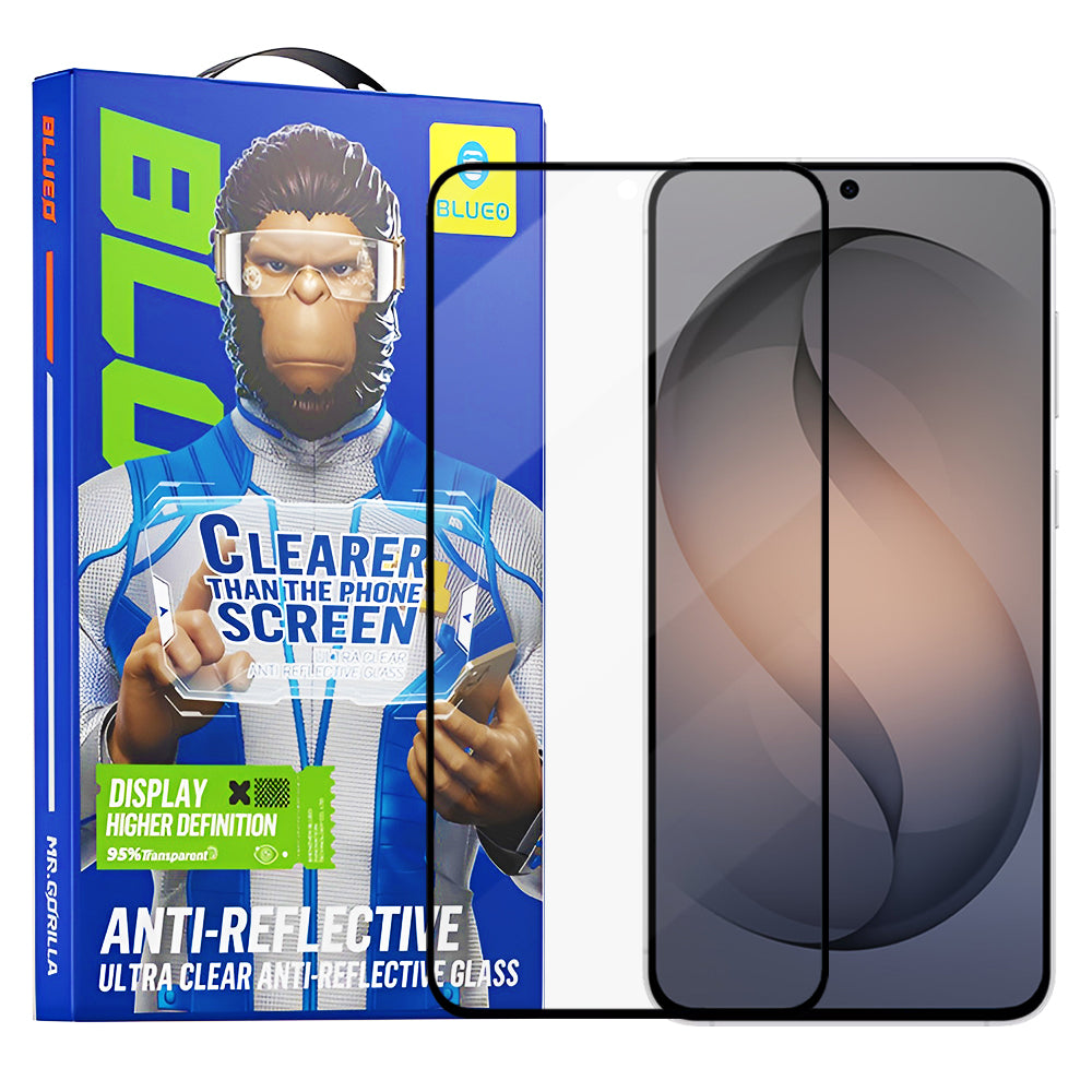 Folie de protectie Blueo Anti-Reflective HD Glass compatibil cu Samsung Galaxy S26, Negru