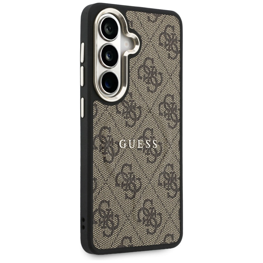 Husa de protectie Guess 4G Embossed Ring MagSafe (GUHMS26MP4MSEGCW) compatibil cu Samsung Galaxy S26 Plus, Maro