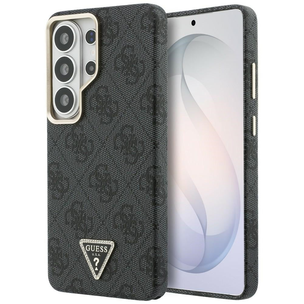 Husa de protectie Guess 4G Triangle Logo MagSafe (GUHMS26LP4GTDGMK) compatibil cu Samsung Galaxy S26 Ultra, Negru