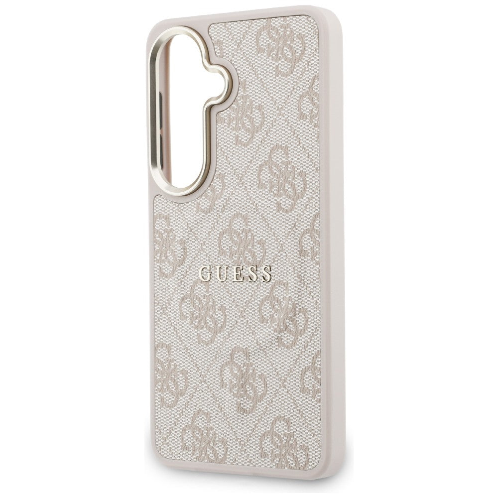 Husa de protectie Guess 4G Embossed Ring MagSafe (GUHMS26SP4MSEGCP) compatibil cu Samsung Galaxy S26, Roz