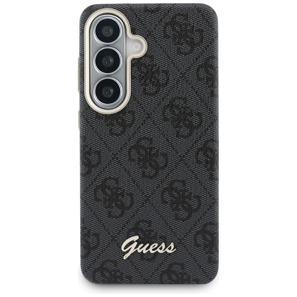 Husa de protectie Guess 4G Script MagSafe (GUHMS26S5P4FWMSK) compatibil cu Samsung Galaxy S26, Negru