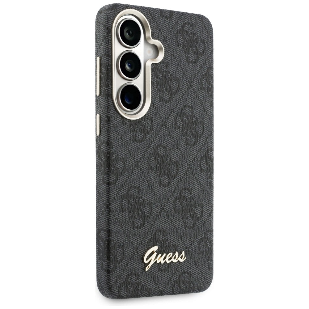 Husa de protectie Guess 4G Script MagSafe (GUHMS26S5P4FWMSK) compatibil cu Samsung Galaxy S26, Negru