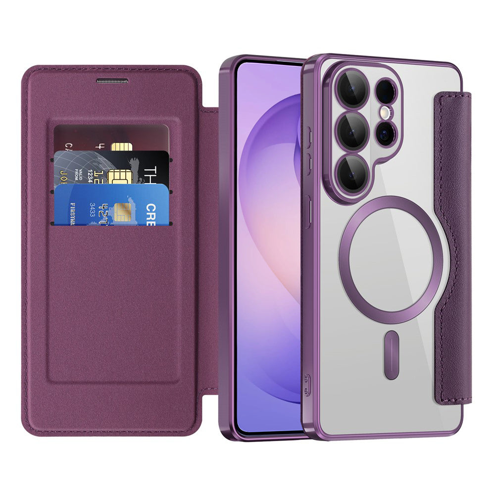 Husa de protectie Techsuit SmartMag Book compatibil cu Samsung Galaxy S26 Ultra, Mov