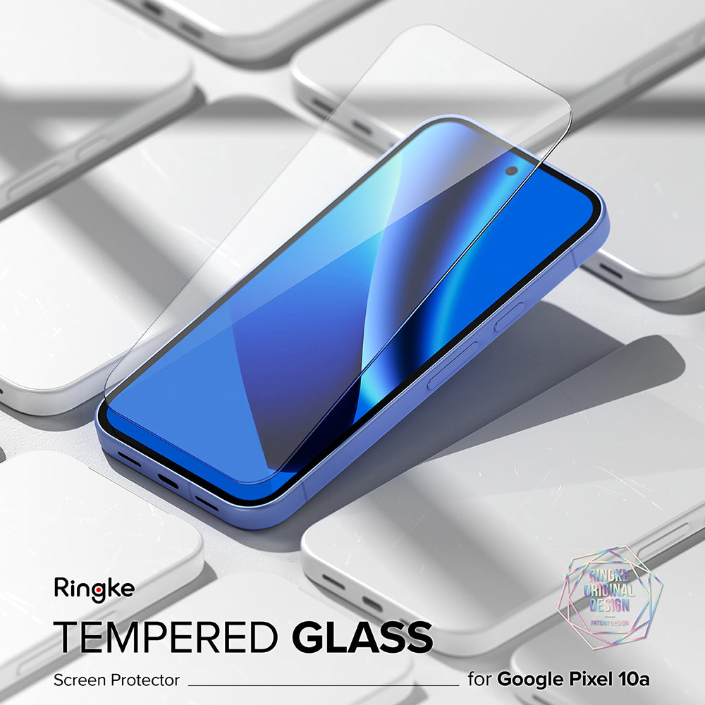 Folie de protectie Ringke Tempered Glass compatibil cu Google Pixel 10a (2 pack), Transparent