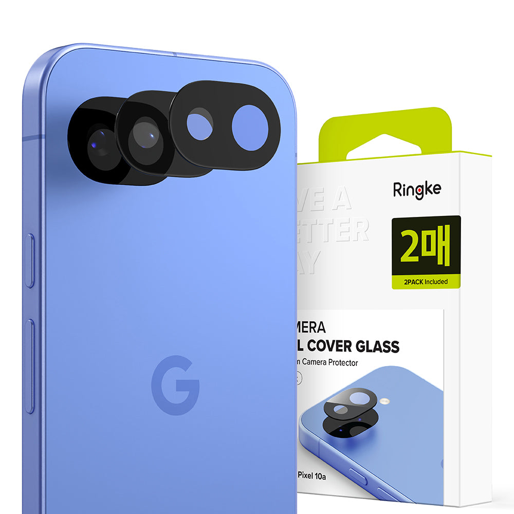 Folie de protectie Ringke Camera Full Cover Glass (set de 2) compatibil cu Google Pixel 10a, Transparent
