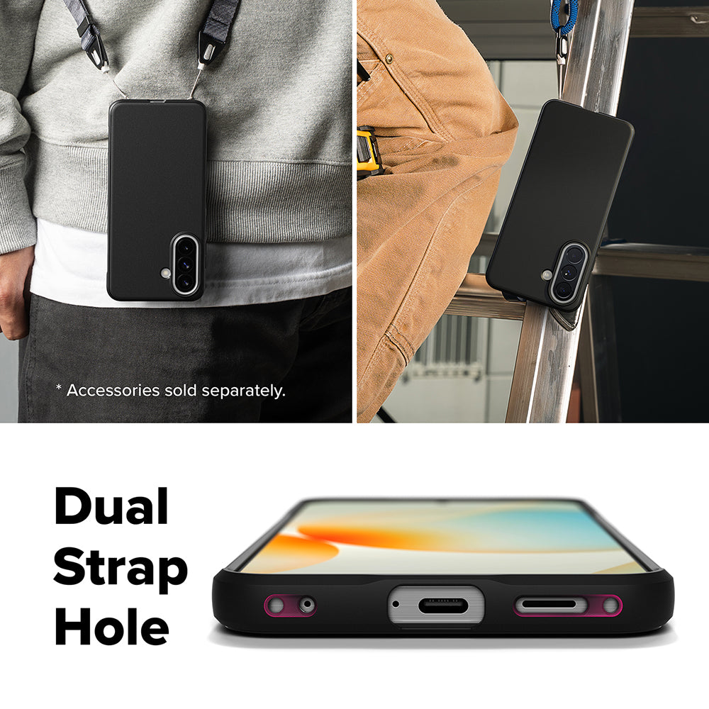Husa de protectie Ringke Onyx compatibil cu Samsung Galaxy A57 5G, Negru