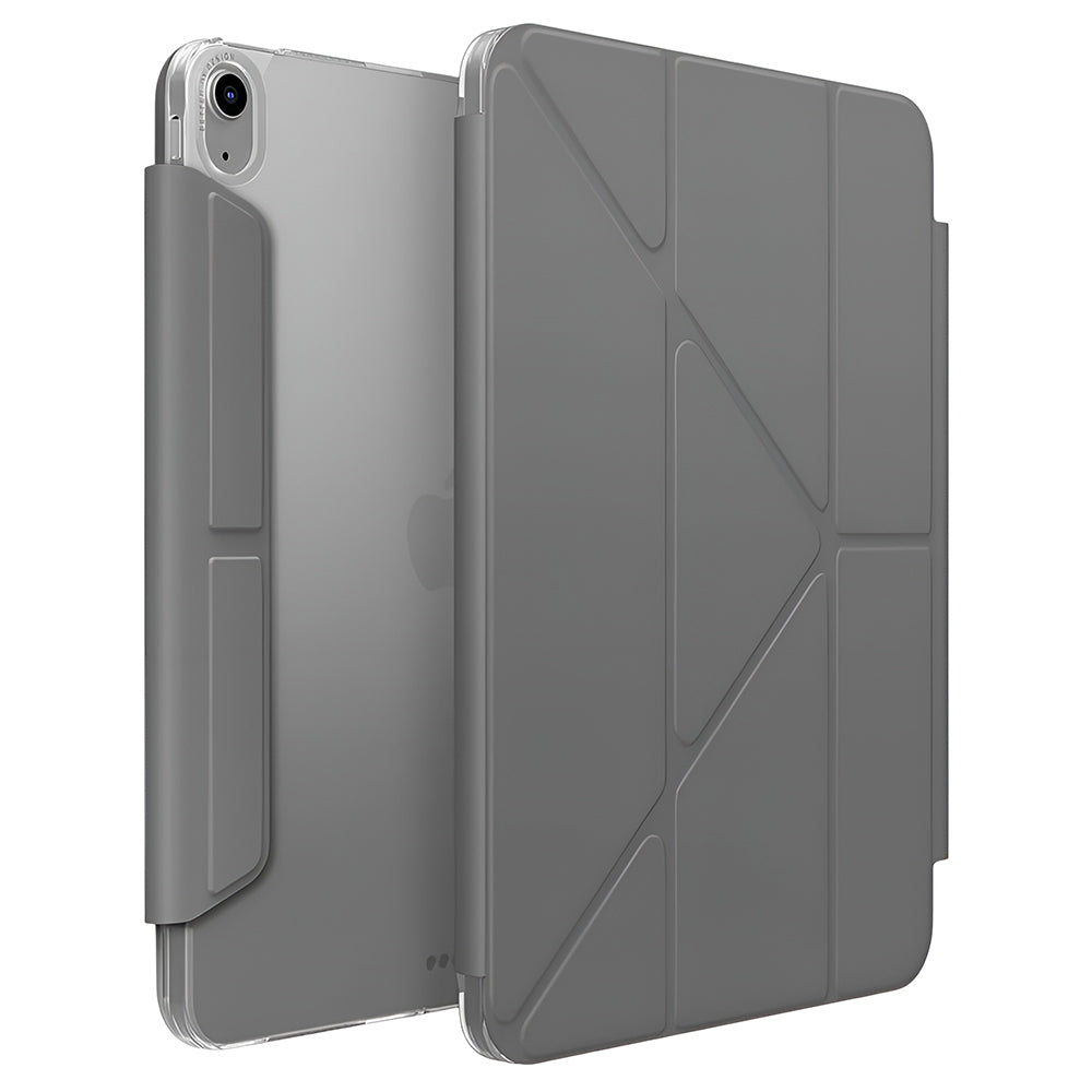 Husa de protectie tableta UNIQ Camden Click compatibil cu iPad 11 (2025), Gri