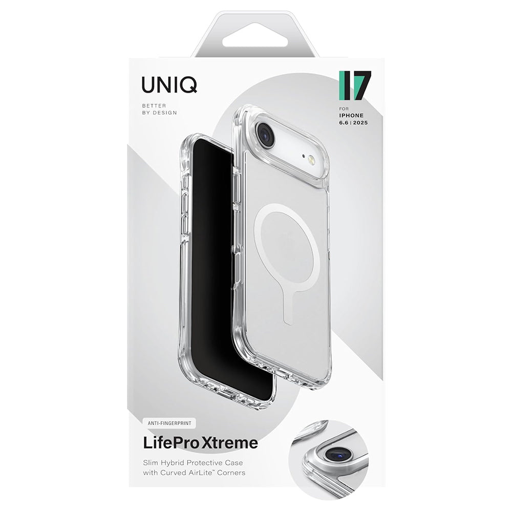 Husa de protectie UNIQ LifePro Xtreme MagClick compatibil cu iPhone 17 Air, Transparent