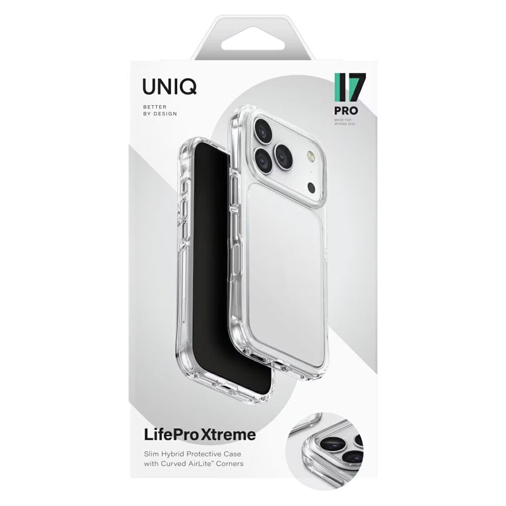 Husa de protectie UNIQ LifePro Xtreme compatibil cu iPhone 17, Transparent