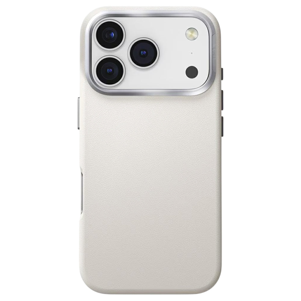 Husa de protectie UNIQ Lyden Leatherette compatibil cu iPhone 17 Pro, Gri