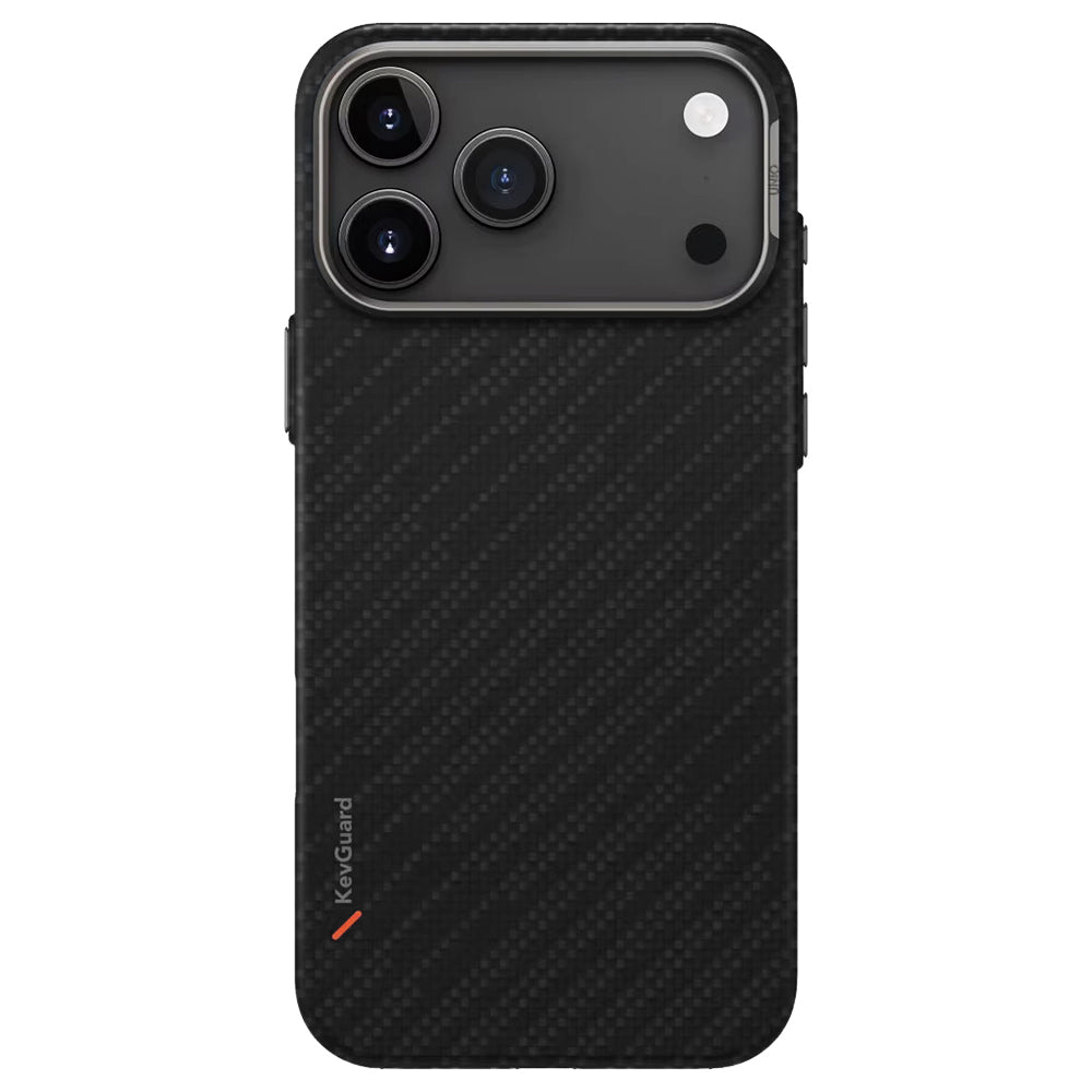 Husa de protectie UNIQ Keva Aramid compatibil cu iPhone 17 Pro, Grafit Trace