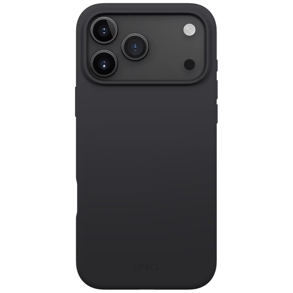 UNIQ Husa de protectie UNIQ Lino MagClick™ compatibil cu iPhone 17, Negru Antracit – imagine 2
