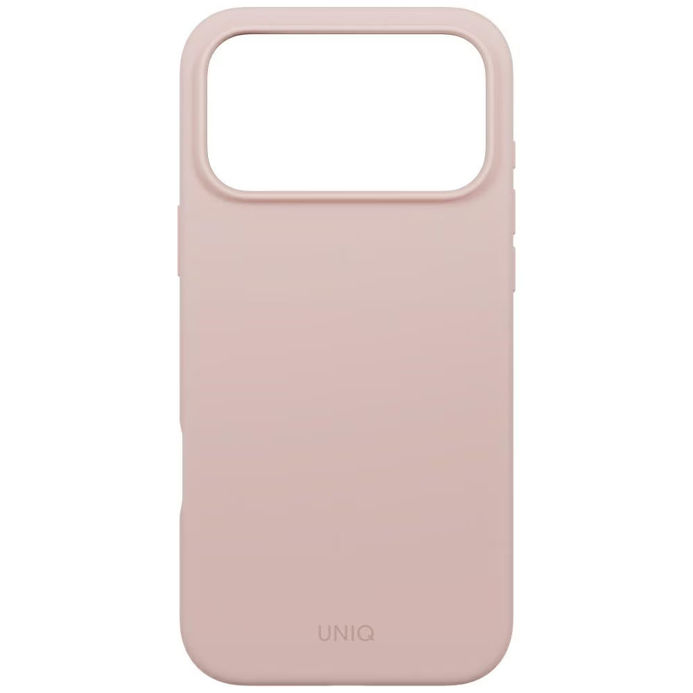 Husa de protectie UNIQ Lino MagClick™ compatibil cu iPhone 17 Pro Max, Roz Pudrat