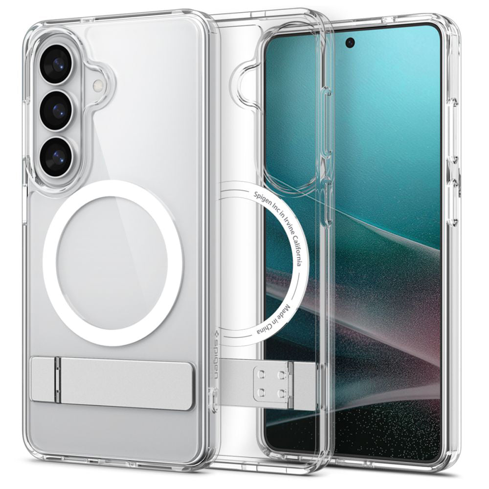 Husa de protectie Spigen Ultra Hybrid S MagSafe (ACS11061) compatibil cu Samsung Galaxy S26, Transparent White