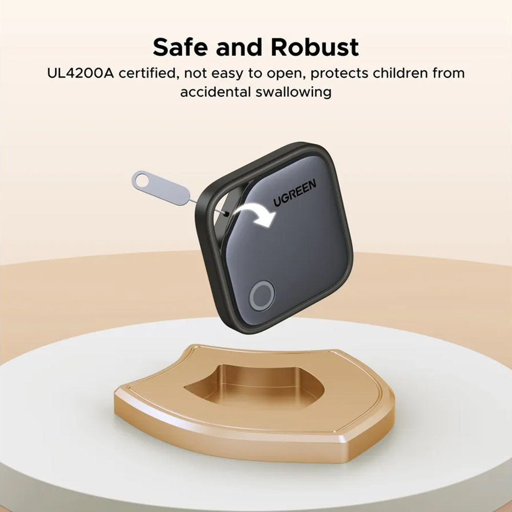Gadget Ugreen Smart Tracker CM829 (55769), Compatible with Samsung devices, Bluetooth 5.3, 80 dB, 225mAh, Gri