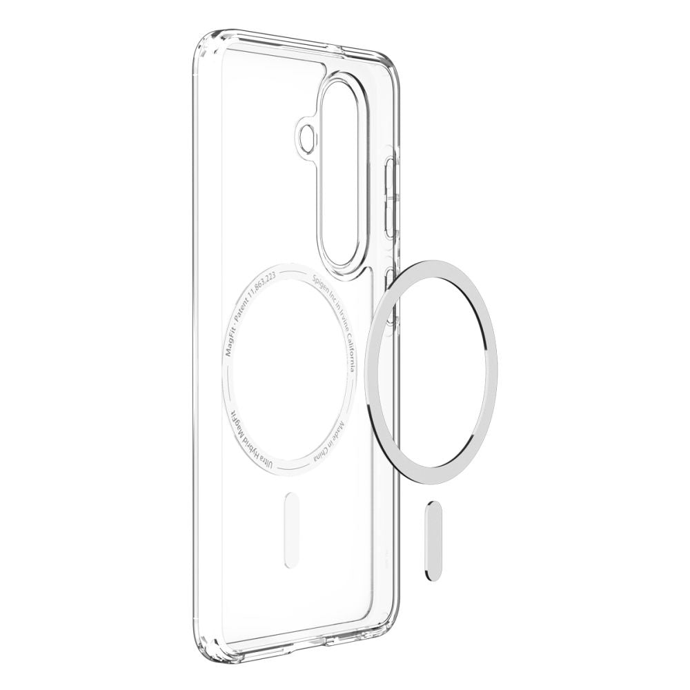 Husa de protectie Spigen Ultra Hybrid MagSafe (ACS10734) compatibil cu Samsung Galaxy S26, Transparent White