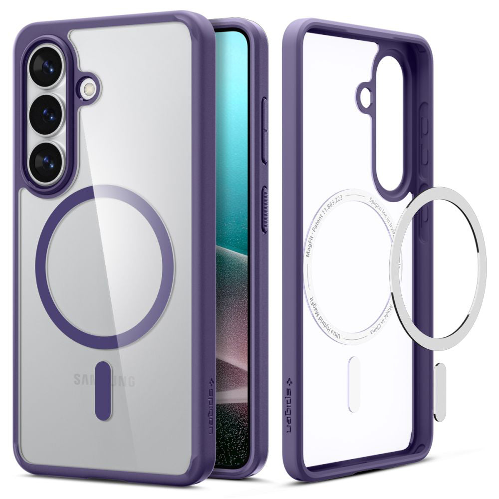 Husa de protectie Spigen Ultra Hybrid MagSafe (ACS11220) compatibil cu Samsung Galaxy S26, Mov Inchis