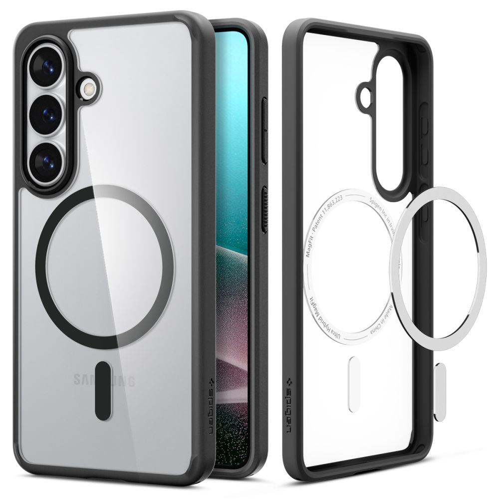 Husa de protectie Spigen Ultra Hybrid MagSafe (ACS10710) compatibil cu Samsung Galaxy S26 Plus, Negru Mat