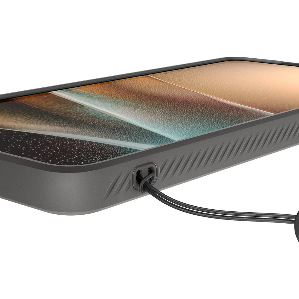 Husa de protectie Spigen Liquid Air MagSafe (ACS10675) compatibil cu Samsung Galaxy S26 Ultra, Marble Grey
