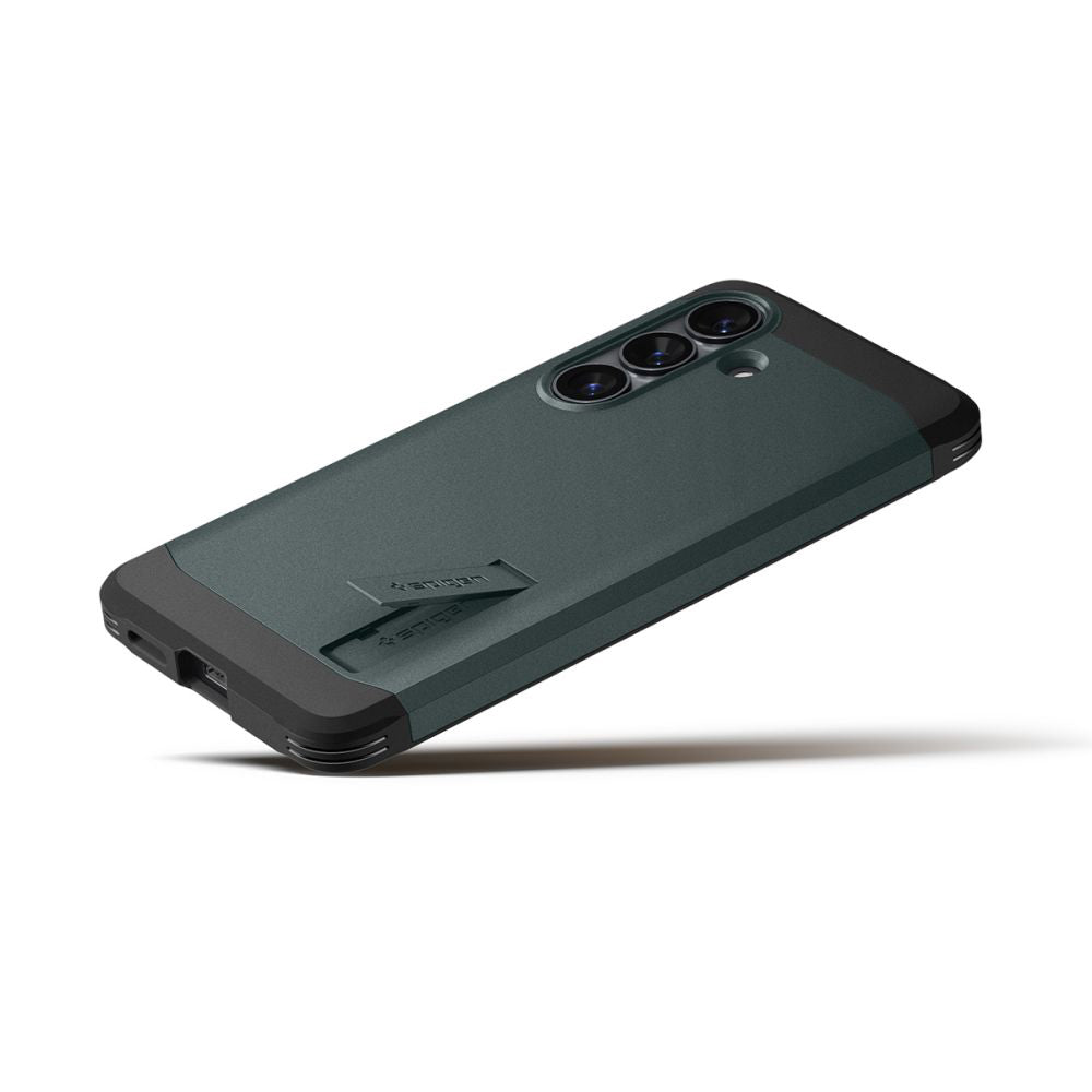 Husa de protectie Spigen Tough Armor MagSafe (ACS10715) compatibil cu Samsung Galaxy S26 Plus, Abyss Green