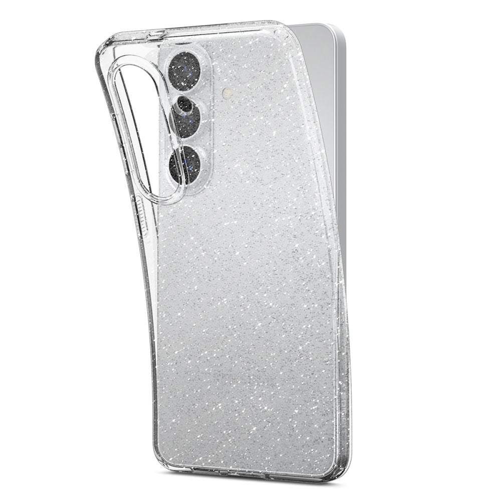 Husa de protectie Spigen Liquid Crystal Glitter (ACS10703) compatibil cu Samsung Galaxy S26 Plus, Crystal Quartz