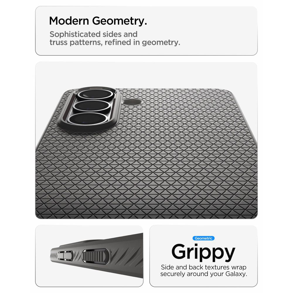 Husa de protectie Spigen Liquid Air (ACS11211) compatibil cu Samsung Galaxy S26 Plus, Marble Grey