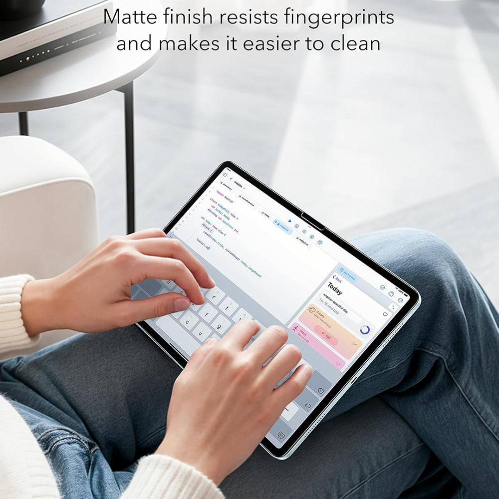 Husa de protectie tableta ESR Paper-Feel UltraFit Tray (set de 2) compatibil cu iPad 10 (2022) 10.9 / 11 (2025) / 12 (2026), Transparent