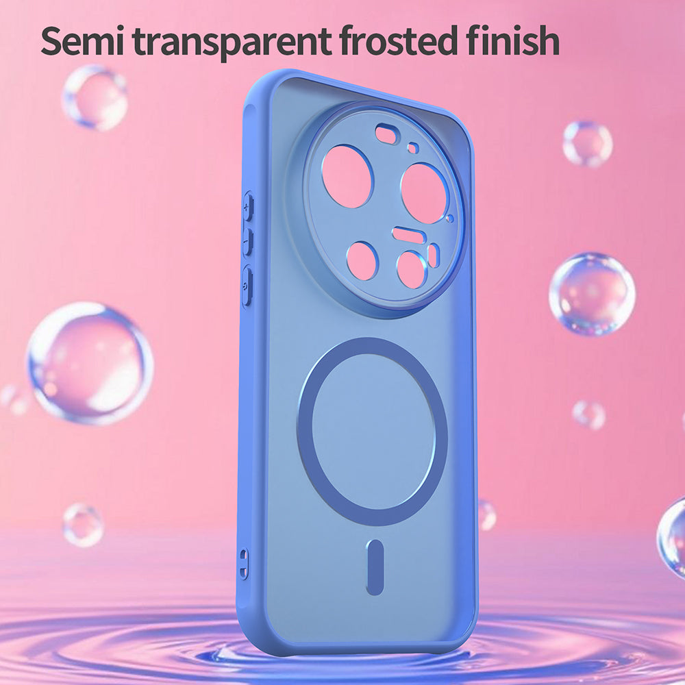 Husa de protectie Techsuit HaloFrost II MagSafe compatibil cu Xiaomi 17 Ultra, Albastru Cer