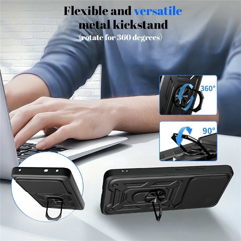Husa de protectie Techsuit CamShield Series compatibil cu Realme 16 Pro+, Negru