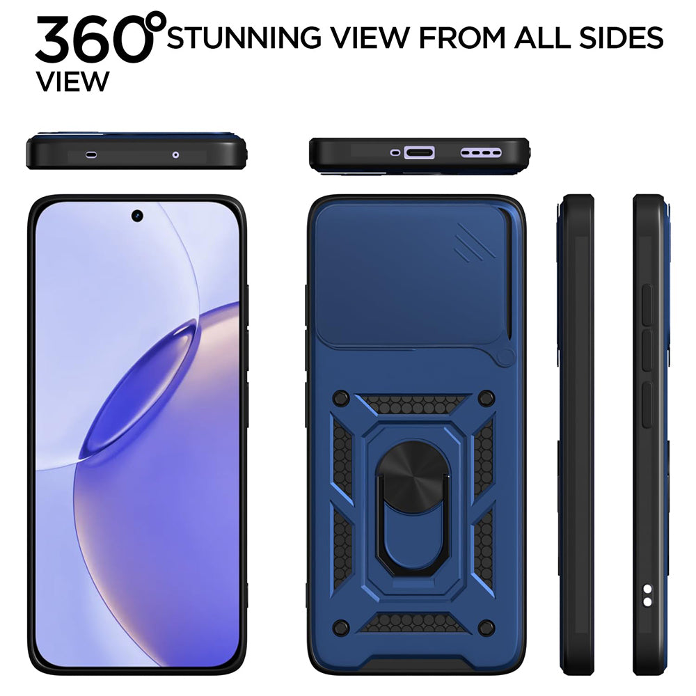 Husa de protectie Techsuit CamShield Series compatibil cu Realme 16 Pro, Albastru