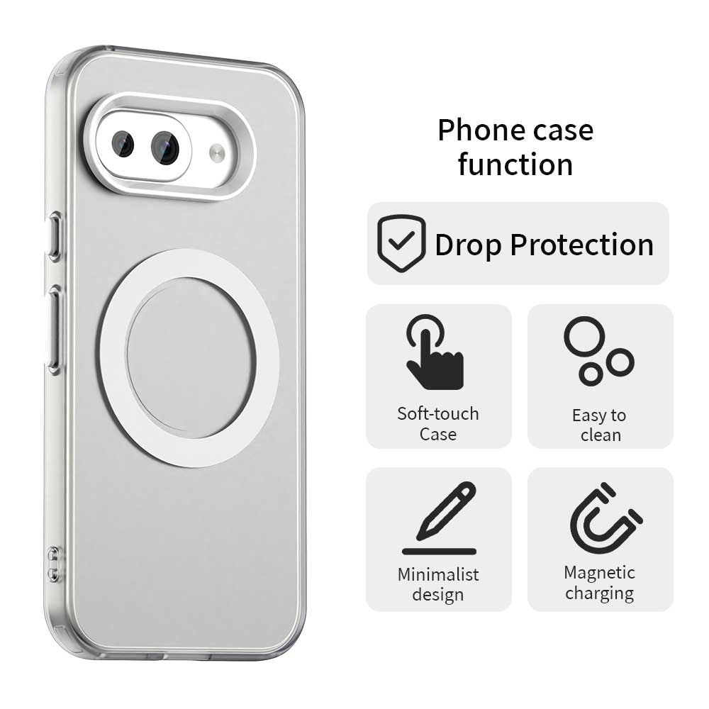 Husa pentru Google Pixel 10a - Techsuit CandyCase MagSafe - White