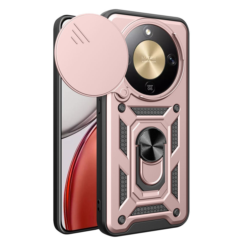 Husa de protectie Techsuit CamShield Series compatibil cu Honor Magic8 Lite, Roz Auriu