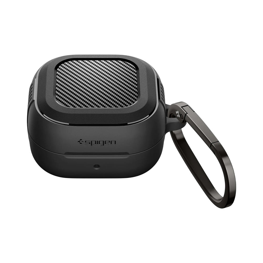 Casti Spigen Rugged Armor (ACS11200), Samsung Galaxy Buds 4 / Buds 4 Pro, Negru Mat