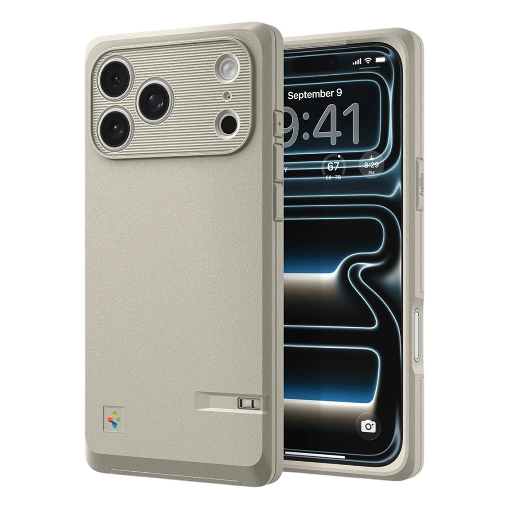 Husa de protectie Spigen Classic LS MagFit compatibil cu iPhone 17 Pro, Bej