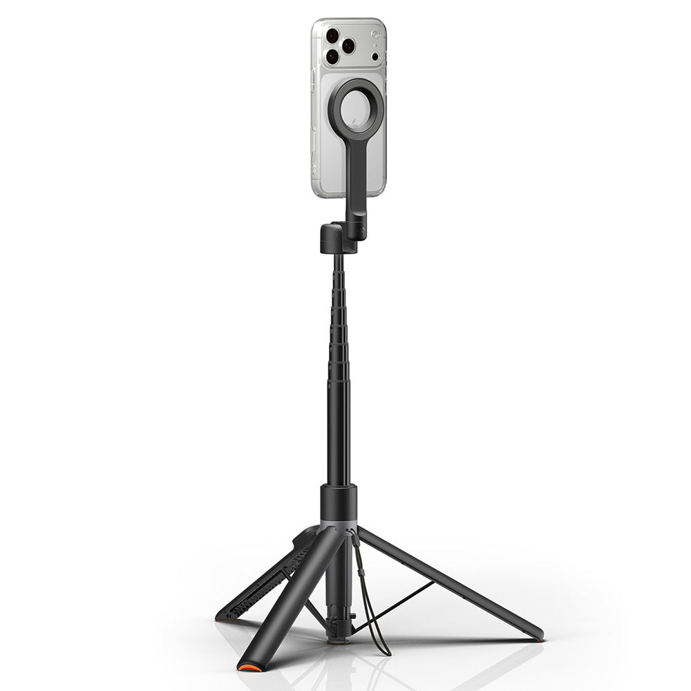 Selfie Stick Spigen S582W (AMP11372), MagSafe, Tripod, Bluetooth, Negru