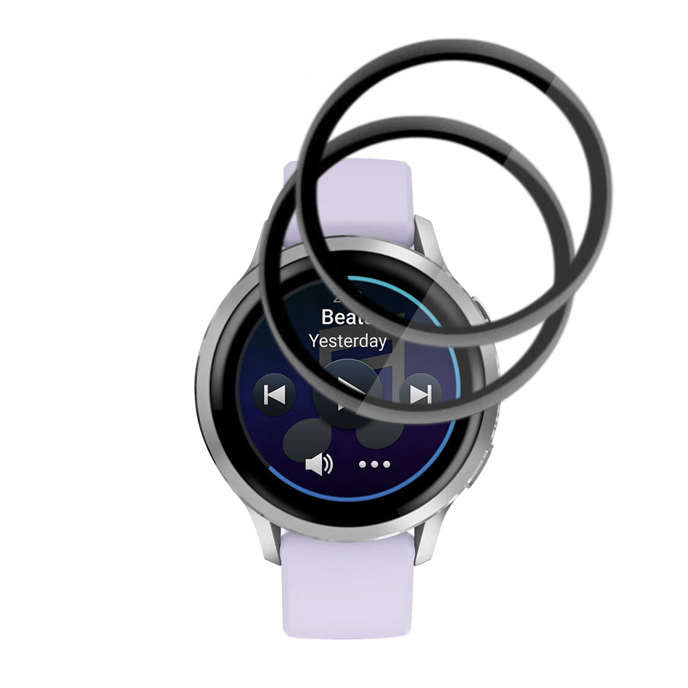 Accesoriu smartwatch Techsuit Nano Flex (set de 2) compatibil cu Garmin Venu 4 41mm, Negru