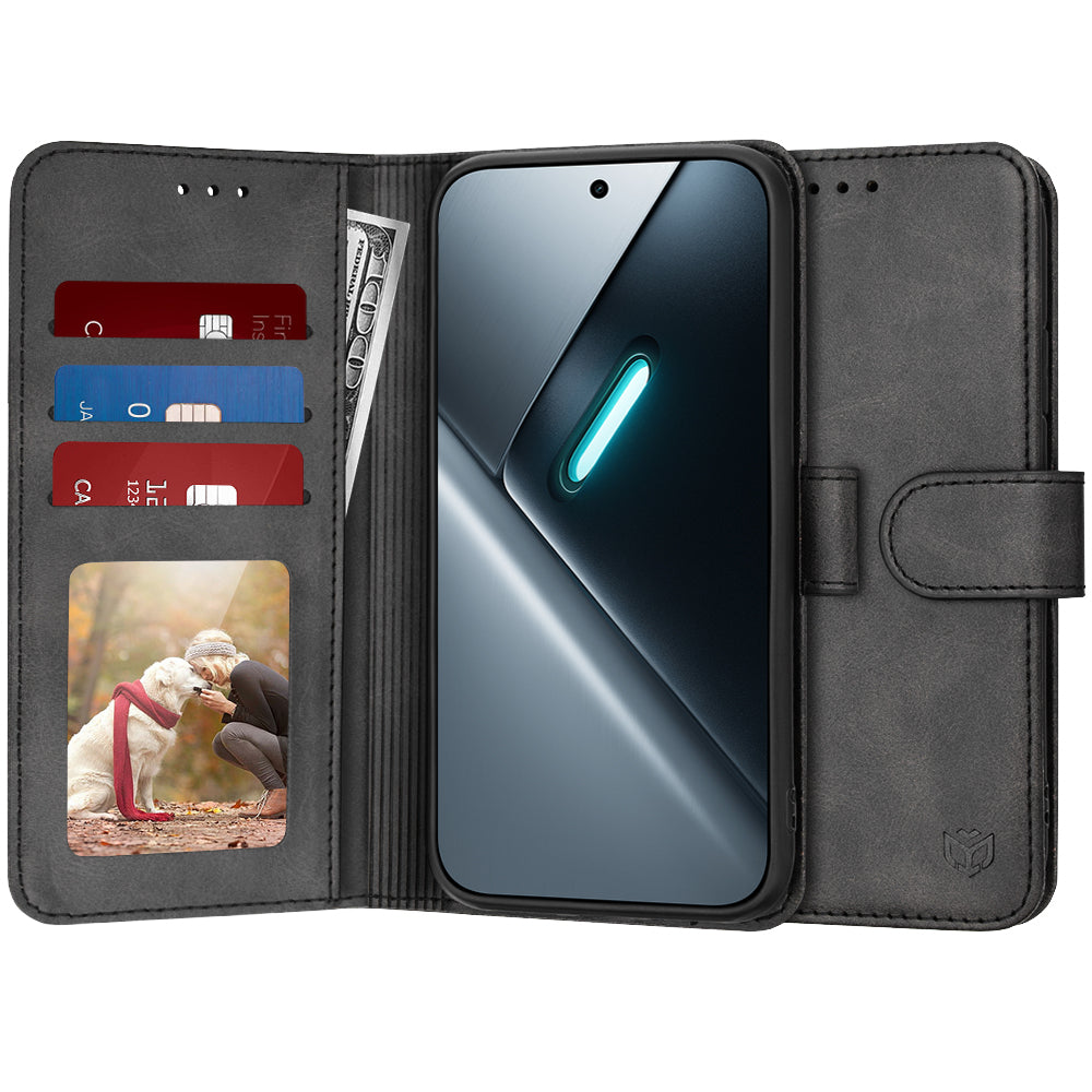 Husa de protectie Techsuit Diary Book compatibil cu Xiaomi Poco X8 Pro, Negru