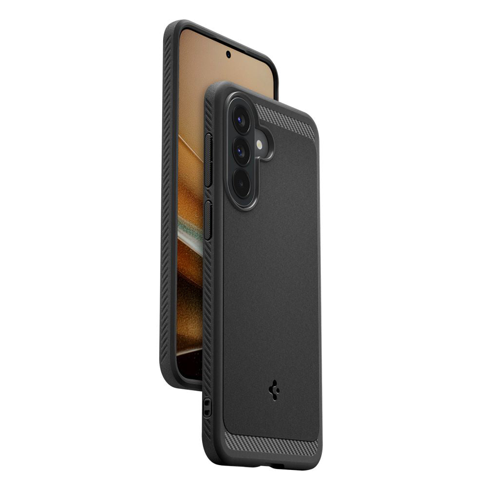Husa de protectie Spigen Rugged Armor (ACS09794) compatibil cu Samsung Galaxy A57 5G, Negru