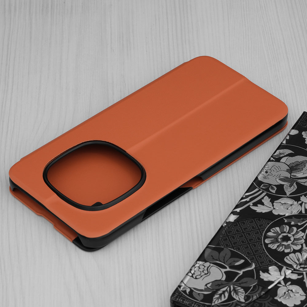 Husa de protectie Techsuit eFold Series compatibil cu Xiaomi Redmi Note 15 Pro+ 5G / Poco M8 Pro 5G, Portocaliu