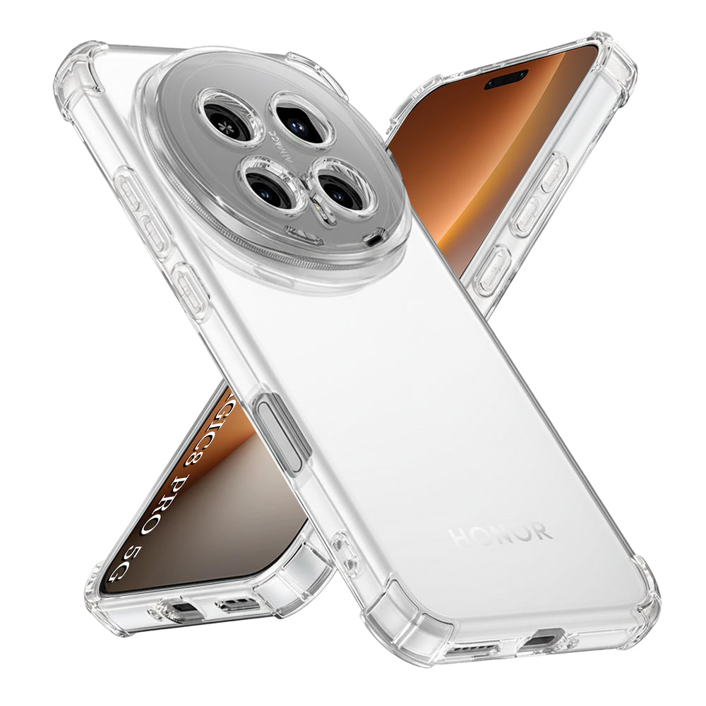 Husa de protectie Techsuit Shockproof Clear Silicone compatibil cu Honor Magic8 Pro, Transparent