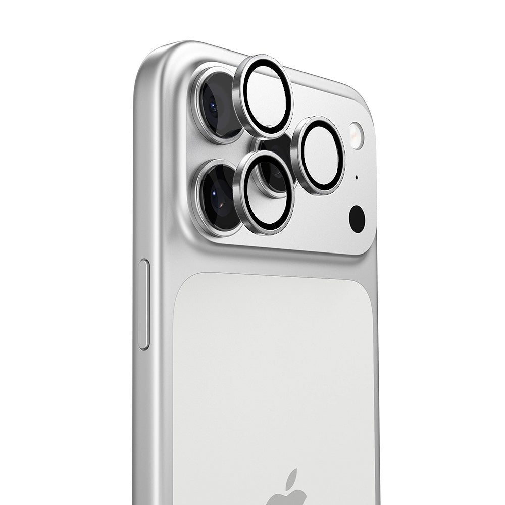 Folie de protectie Torras Lensguard compatibil cu iPhone 17 Pro / iPhone 17 Pro Max, Argintiu